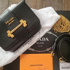PRADA convertible belt/shoulder bag